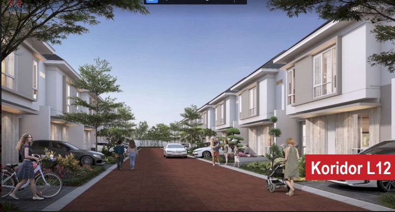 Rumah 2 Lanta Minimalis  Alma@Montana Gading Serpong