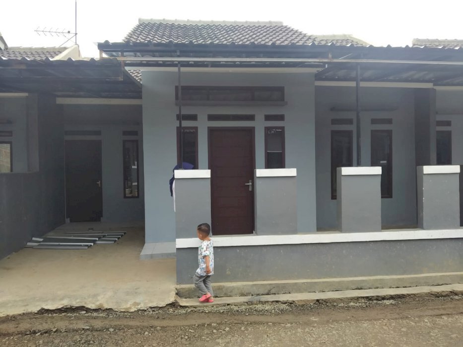 Rumah kavling minimalis kekinian bangunan sudah fullspek di kab. bandung