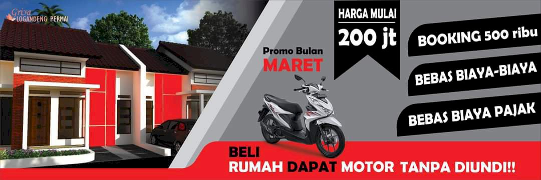 Rumah murah, beli dapat hadiah langsung motor tanpa diundi