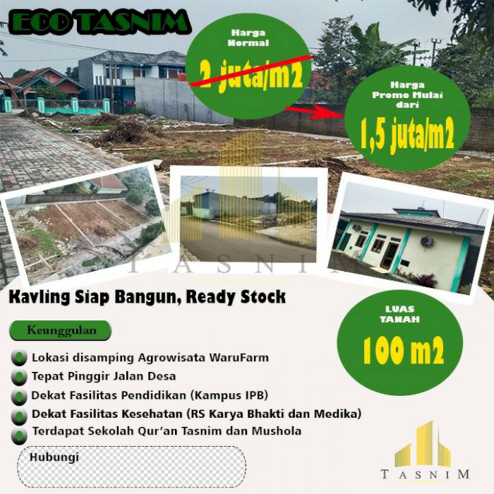 Kavling Siap Bangun Murah di Bogor