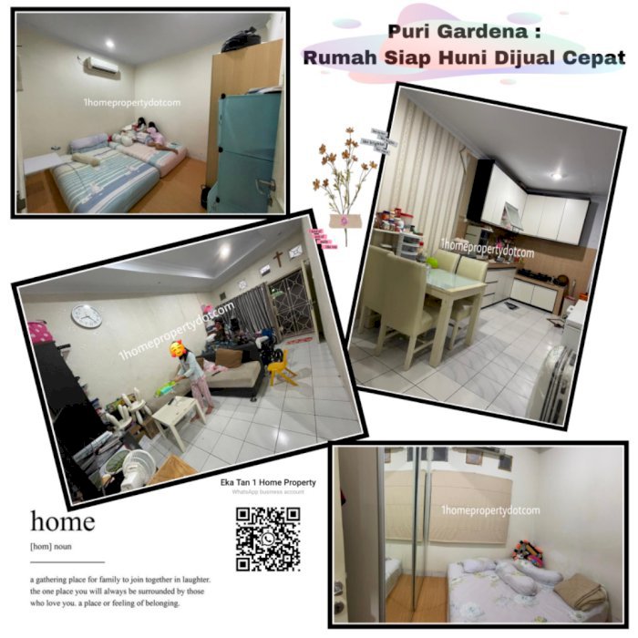 Puri Gardena : Rumah Layak Huni Dijual Cepat