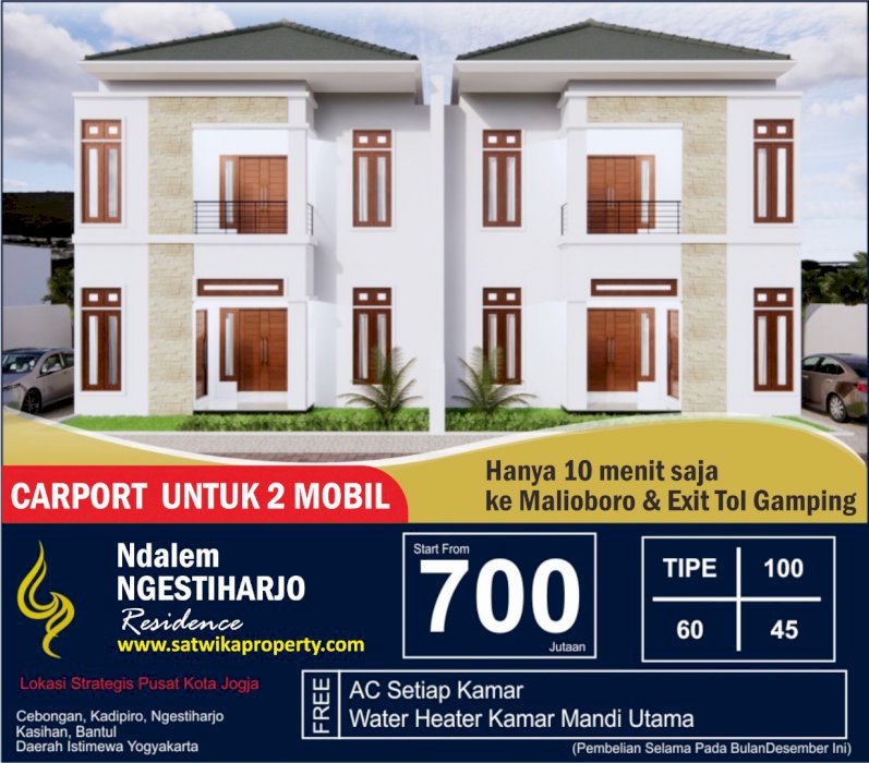 NDALEM NGESTIHARJO RESIDENCE - Hanya 2 km saja ke Malioboro, Titik Nol Jogja
