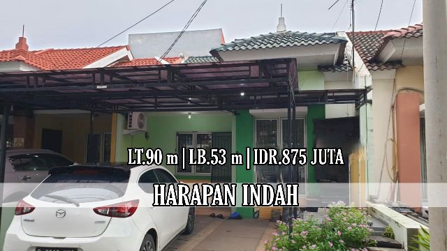 RUMAH CANTIK ASRI DI CLUSTER HARMONI HARAPAN INDAH BEKASI