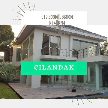 RUMAH MEWAH LUX DENGAN TAMAN YANG LUAS DI CILANDAK JAKARTA SELATAN