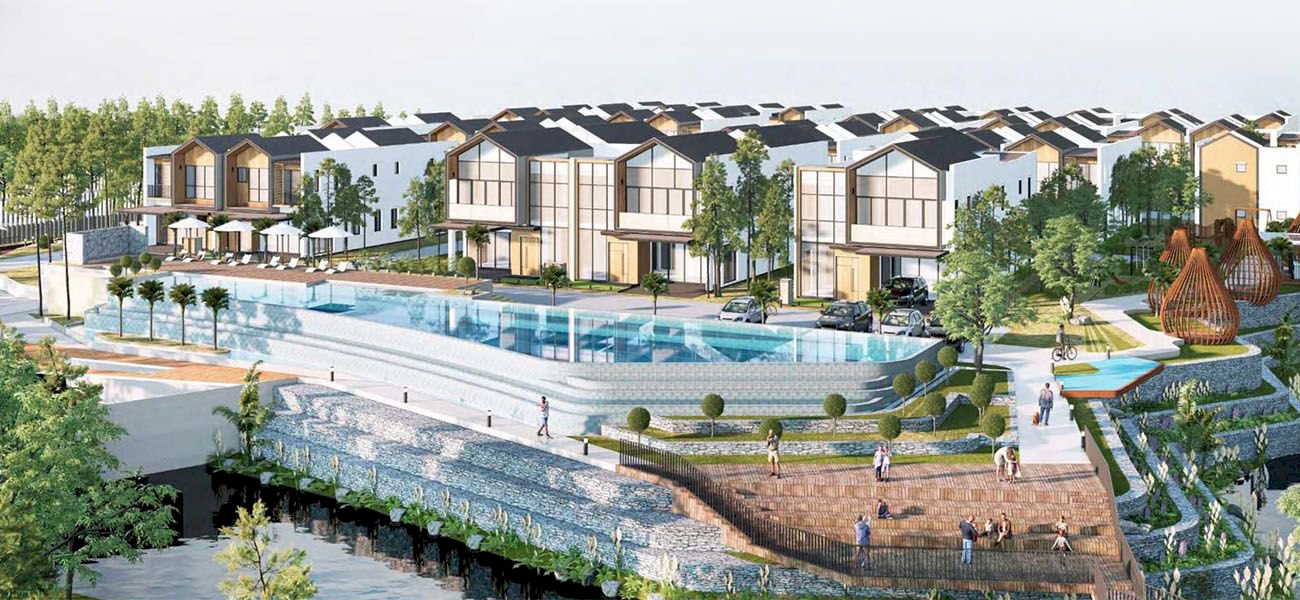 RUMAH RESORT MEWAH PLUS WISATA SUNGAI DI SELATAN JAKARTA