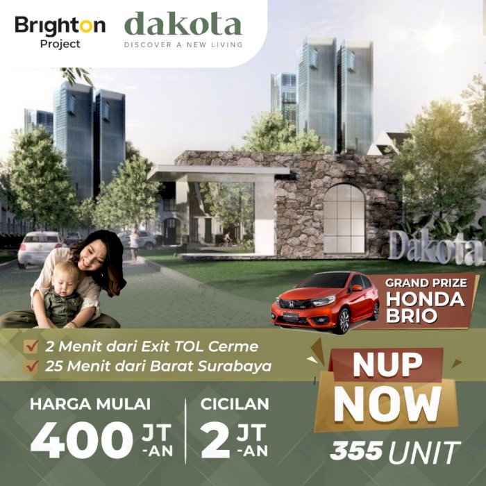 Launching Rumah "Dakota" 1 dan 2 Lantai , Raya Cerme Gresik