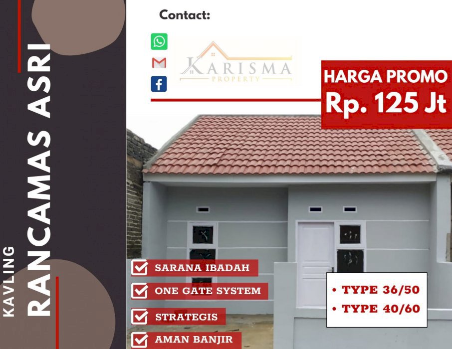 Kavling siap bangun lokasi nyaman asri bebas banjir