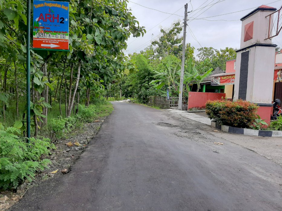 Tanah SHMP mangku Jalan Aspal Kabupaten