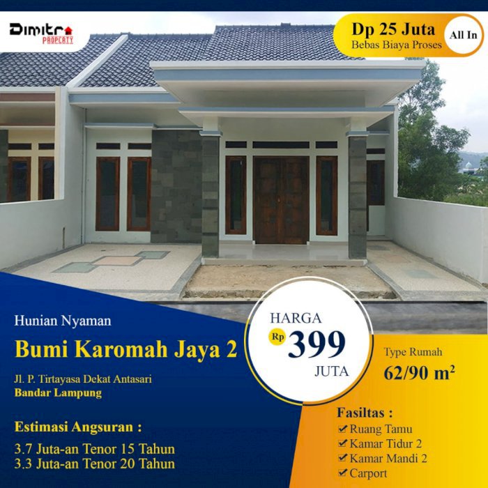 Ready RuMah Berkualitas Harga Murah Dekat Antasari