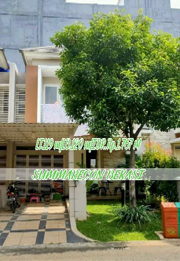 RUMAH CANTIK ASRI SIAP HUNI DI CLUSTER PALM SUMMARECON BEKASI,SUMMARECON