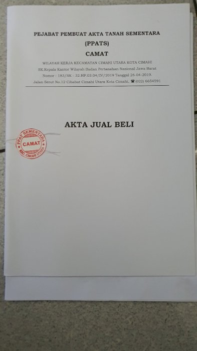 Jual tanah masuk mobil di daerah Cimahi