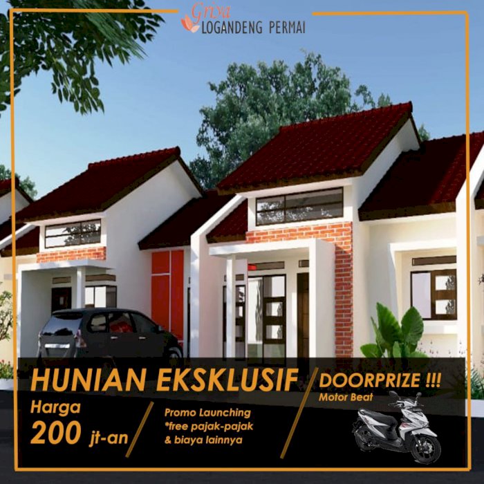 Rumah eksklusif harga ekonomis dekat kota wonosari Gunungkidul