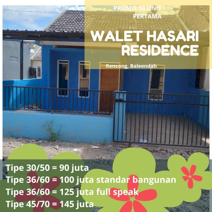 Cluster Wallet Hasari 36/60 Fullspek 125jt Andir, Baleendah Bandung