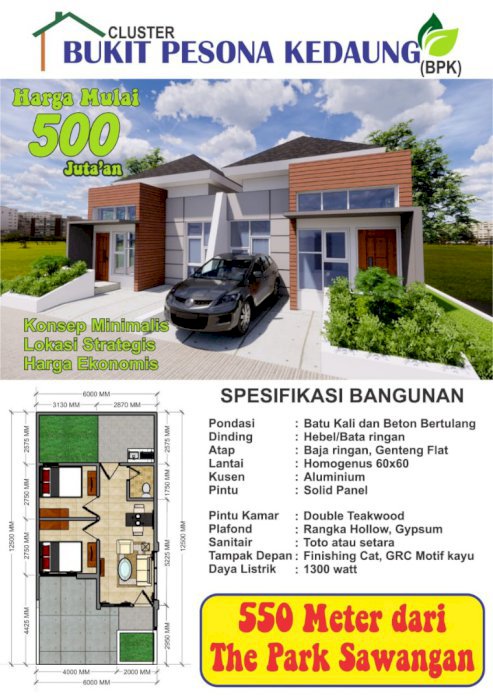 Dijual Rumah Lokasi Strategis di, Kec.Sawangan ,Depok,Jawa Barat