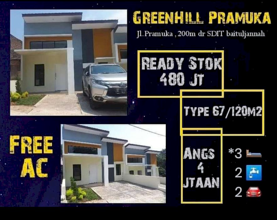 Rumah greenhill pramuka