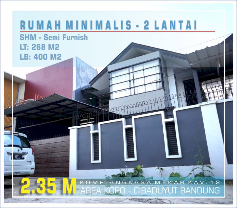 DIJUAL - RUMAH MINIMALIS 2 LANTAI - SIAP HUNI