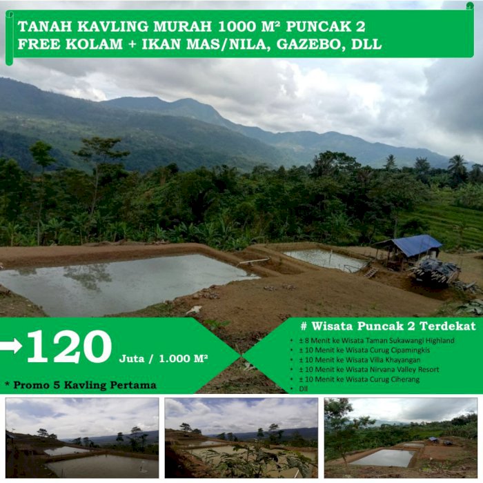 TANAH KAVLING BUKIT PANORAMA SUKAWANGI