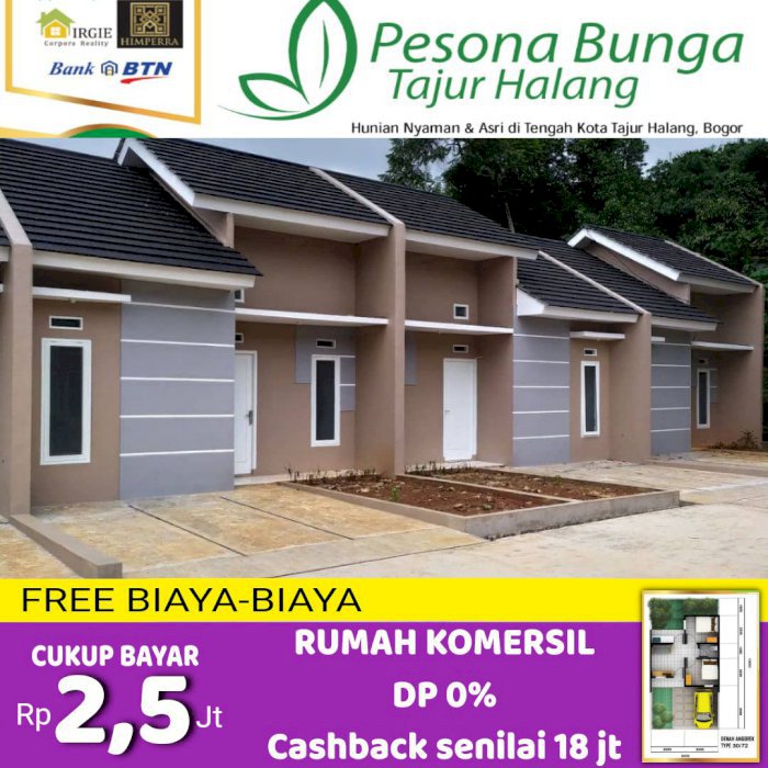 RUMAH MURAH DP 0% BEBAS BANJIR