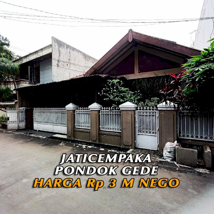 DIJUAL RUMAH JATICEMPAKA MEWAH 1LT STRATEGIS DAN BEBAS BANJIR