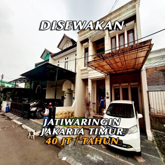 DISEWAKAN RUMAH STRATEGIS DEKAT PINTU TOL JATIWARINGIN JAKARTA TIMUR