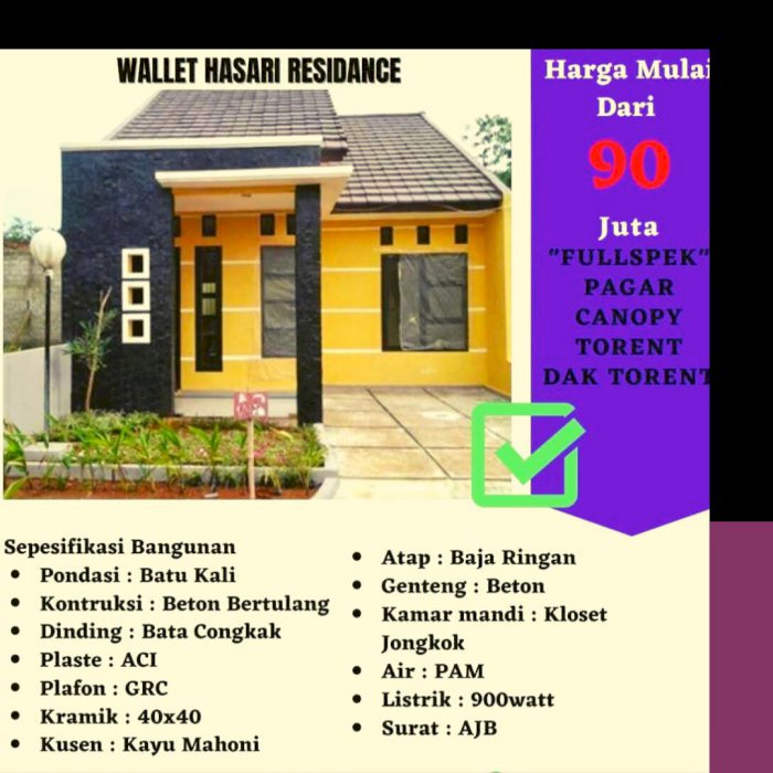 Promo Rumah Dkt Bandung, 20mnt dr Tol Akses masuk Mobil