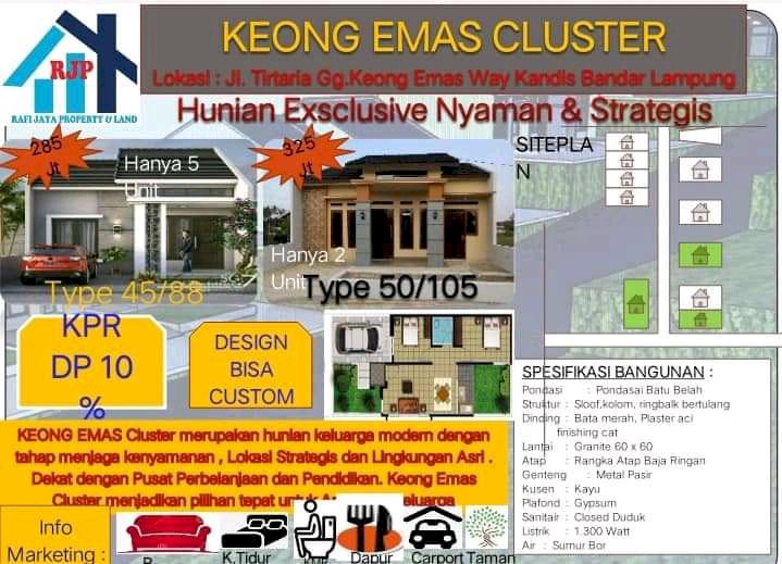Perumahan keong mas cluster