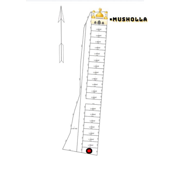 Perumahan cluster villa mata air