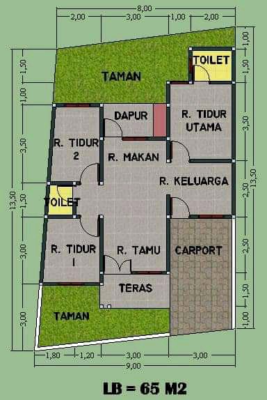 Perumahan taman palem permai 2