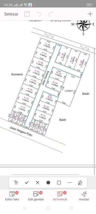 Tanah kavling zafira murah