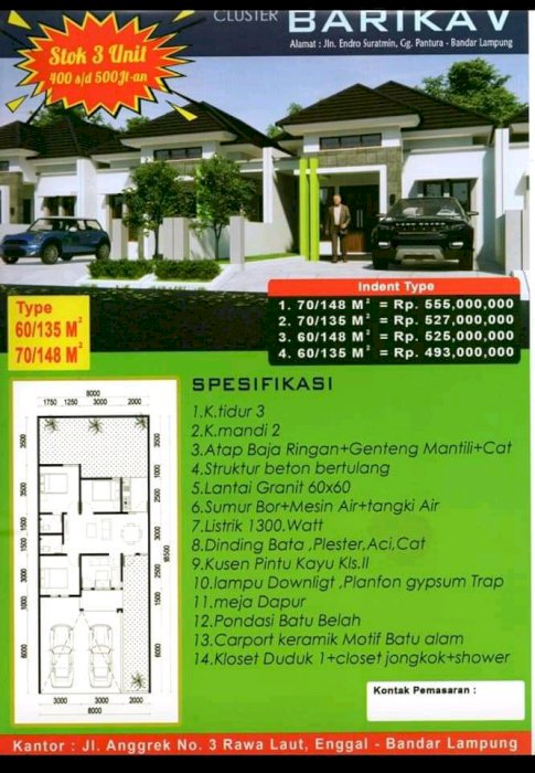 Perumahan barika cluster 5