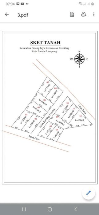 Tanah kavling khan el khalili pinang jaya