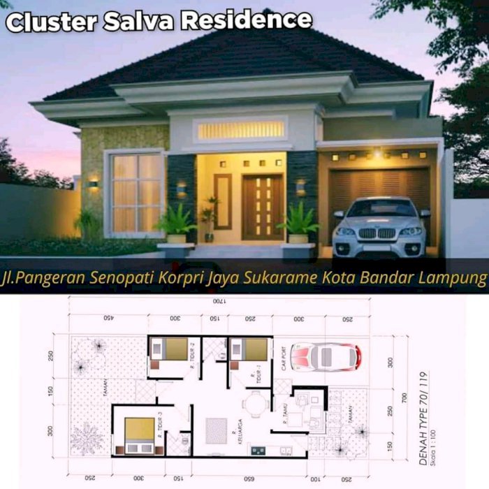 Perumahan cluster salva residence