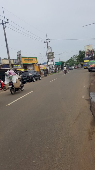Tanah dan bangunan dijual di Pandeglang Banten 850 m2 di simpang 3