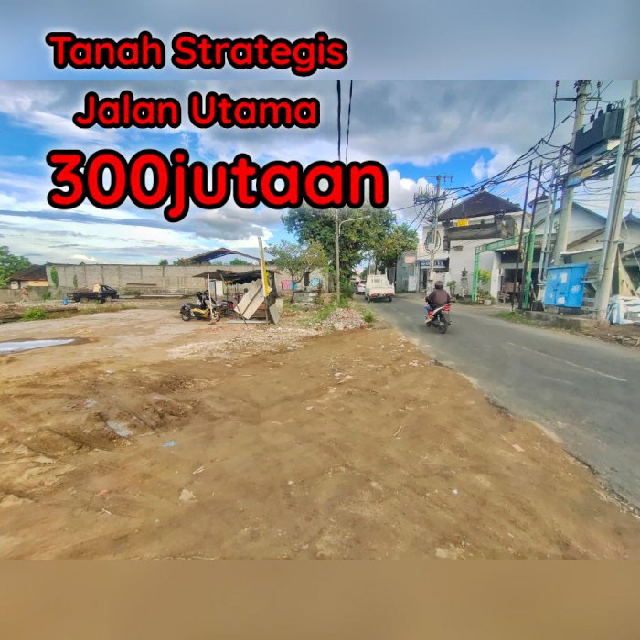 BUC Tanah di Jalan Utama Padang Sambian Dps