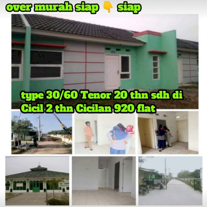 Over murah siap huni lokasi strategis