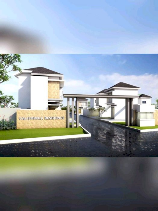 Rumah 2 Lantai Bangunan Gagah Istimewa Lingkungan Aman Jalan 10 Meter