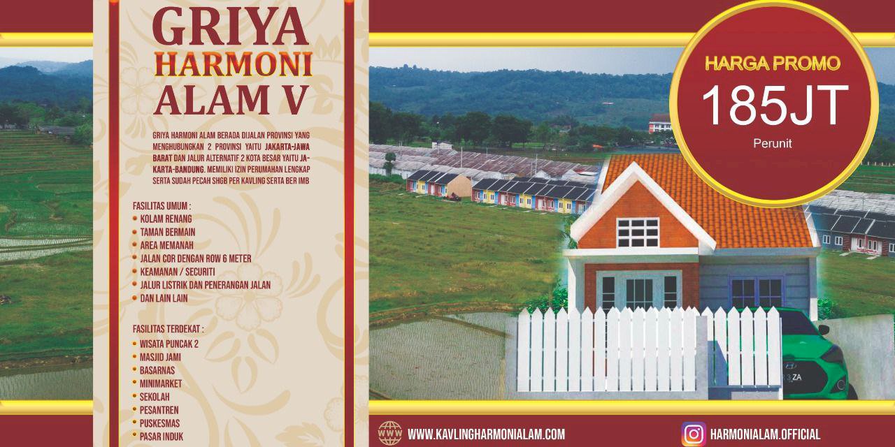 Rumah Murah Cariu dengan Fasilitas Lengkap