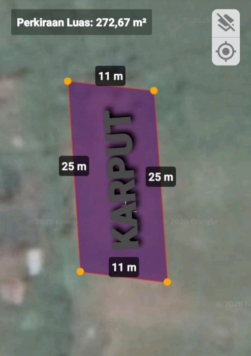 For sale tanah pura Demak 2,74