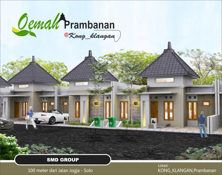 Rumah minimalis klasik di Prambanan