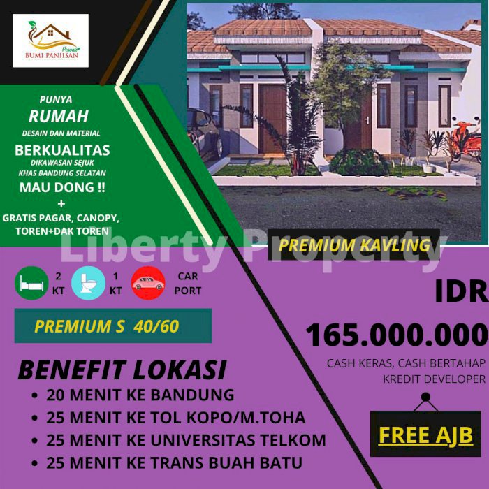 Rumah Mewah Murah 142jt 30mnt dr Bandung dan Tol Kota