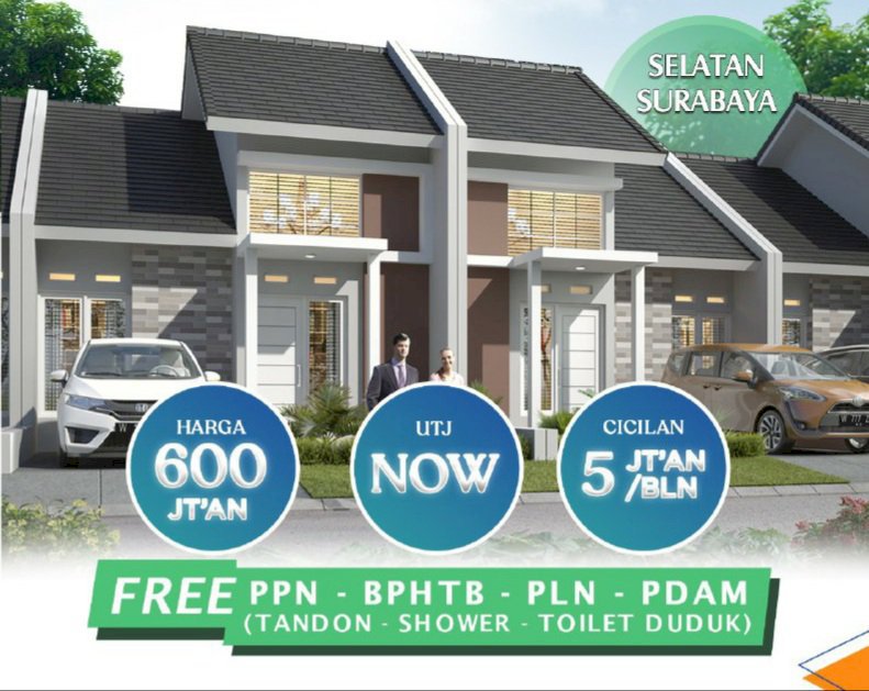 Jual Rumah Griya Permata Gedangan Start 600jt_an