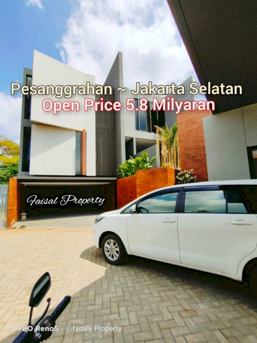 Rumah baru modern di area strategis veteran pesanggrahan Jaksel