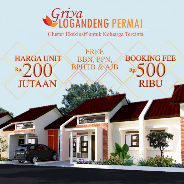 Rumah eksklusif, ekonomis dan strategis di kota Gunungkidul