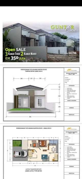 Perumahan gunter estate  umas jaya