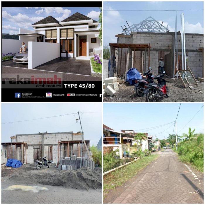 Dijual rumah on progress lokasi Bumi Marinir Masangan Kulon