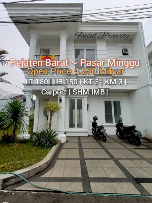 Dijual Rumah baru murah siap huni di pejaten barat