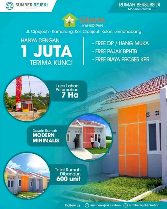 Perumahan subsidi Wilayah Cirebon Timur tanpa DP