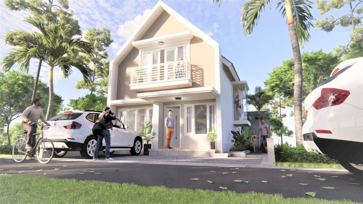 Rumah mewah paling murah di purwomartani 2 lantai hanya 600jt an