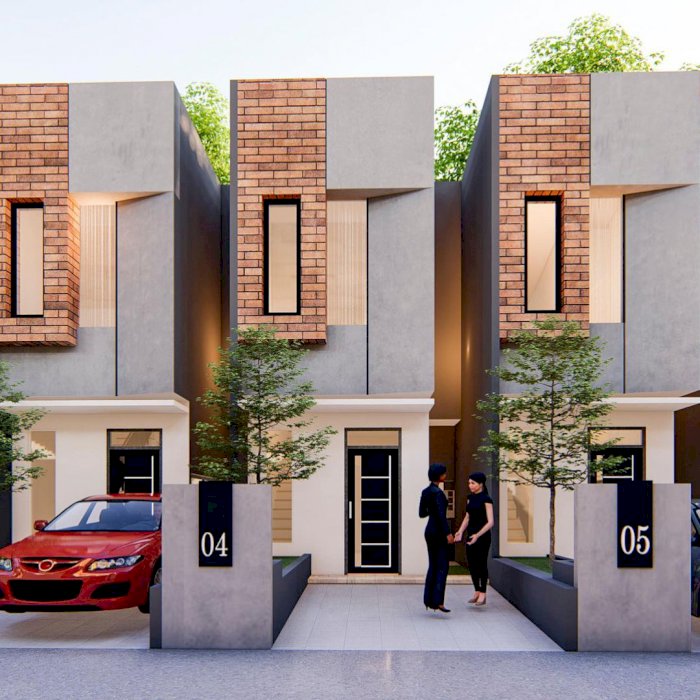 Rumah 2 lantai townhouse free biaya dibeji depok