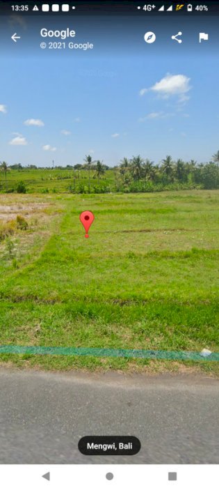 Land for sale 9,95 are pantai lima